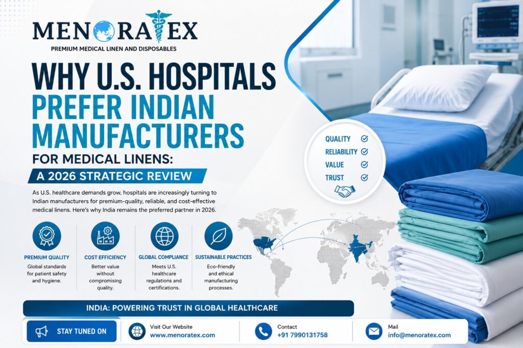 Why U.S. Hospitals Prefer Indian Manufacturers for Medical Linens: A 2026 Strategic Review