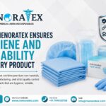 Menoratex premium medical linen and disposable healthcare products including face masks, medical gloves, protective caps, and hospital linens designed for hygiene, durability, and reliable healthcare use.