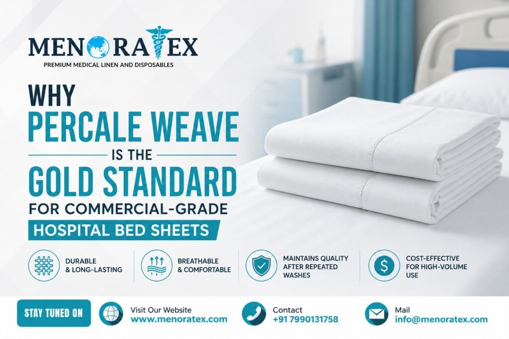Why Percale Weave Is the Gold Standard for Commercial-Grade Hospital Bed Sheets