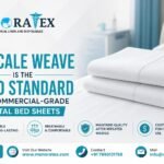Premium white percale weave hospital bed sheets by MenoraTex, showcasing durable, breathable, commercial-grade medical linen designed for hospitals, clinics, healthcare facilities, and repeated industrial washing.