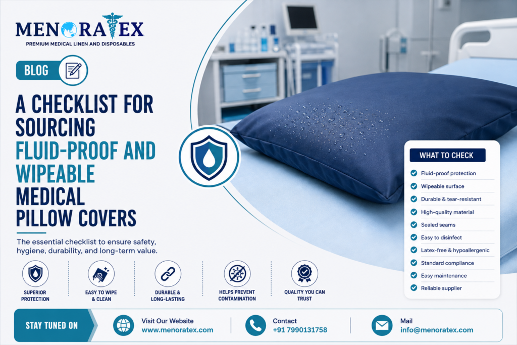 A Checklist for Sourcing Fluid-Proof and Wipeable Medical Pillow Covers
