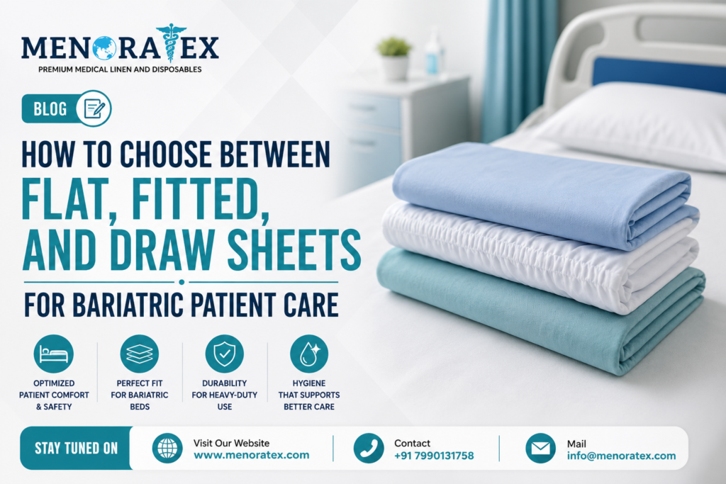 How to Choose Between Flat, Fitted, and Draw Sheets for Bariatric Patient Care